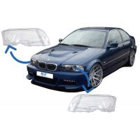 [Predné svetlomety Sklá vhodné pre BMW E46 Coupe Cabrio (1998-2003)]