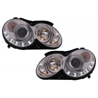 [LED DRL svetlomety vhodné pre Mercedes CLK W209 C209 Coupe A209 Cabrio (2003-2010) Chrome]