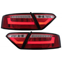 [LED zadné svetlá vhodné pre Audi A5 8T Coupe Cabrio Sportback (2007-2009) Red Clear]