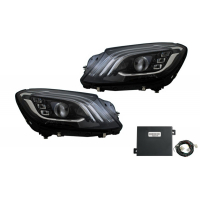 [Svetlomety Full LED vhodné pre MERCEDES S-Class W222 Facelift Look OEM s modulom adaptéra]