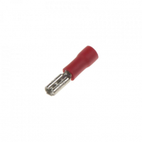 [Objímka plochá 2,8 mm červená, 100 ks]