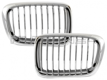 [Obr.: 99/74/89-suitable-for-bmw-e46-limo.-touring-3-series-98-01-front-grills-chrome-1692272460.jpg]